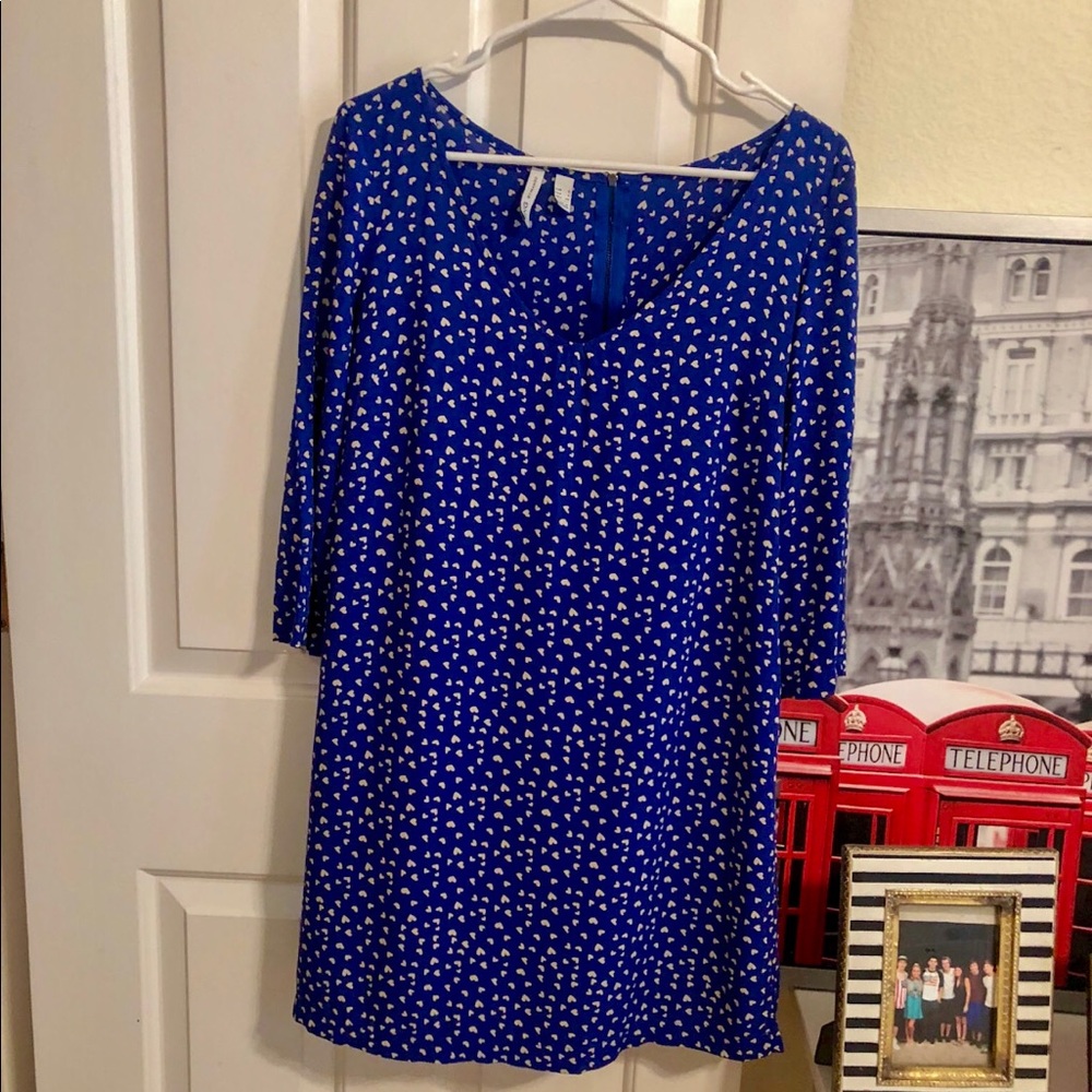 Heart shaped patterned dress